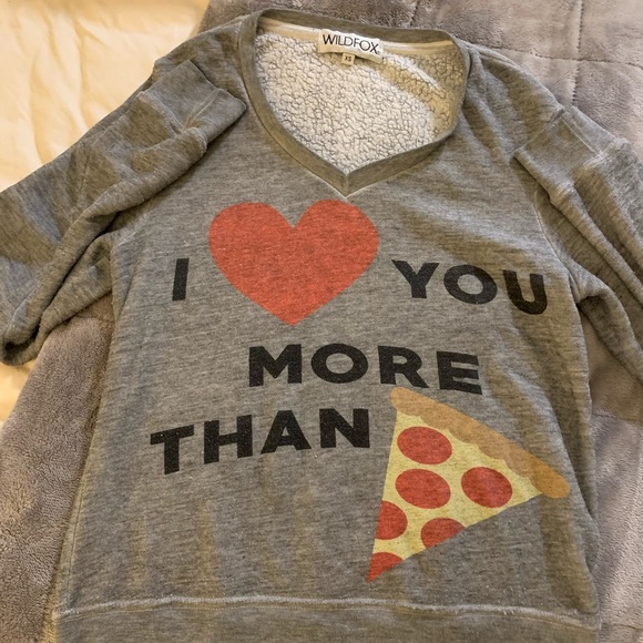 WILDFOX v-neck sweatshirt - Picture 1 of 1